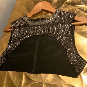 Haute hippie  beaded bolero sz m